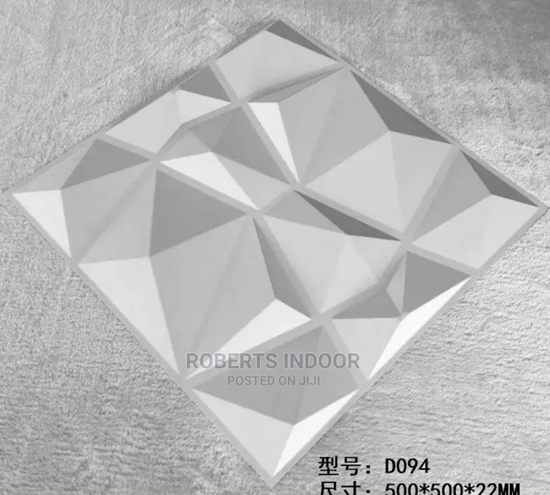 White Pvc 3d Wallpanel