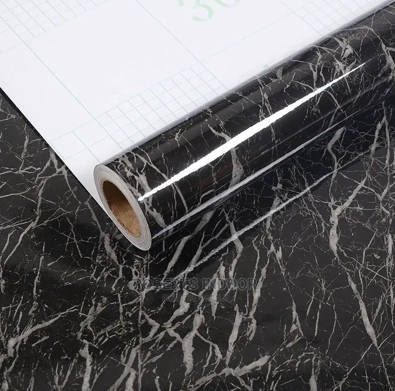 Black Marble Contact Paper