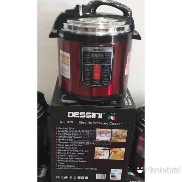Dessin Electric Pressure Cooker ( Maroon And Stainless)