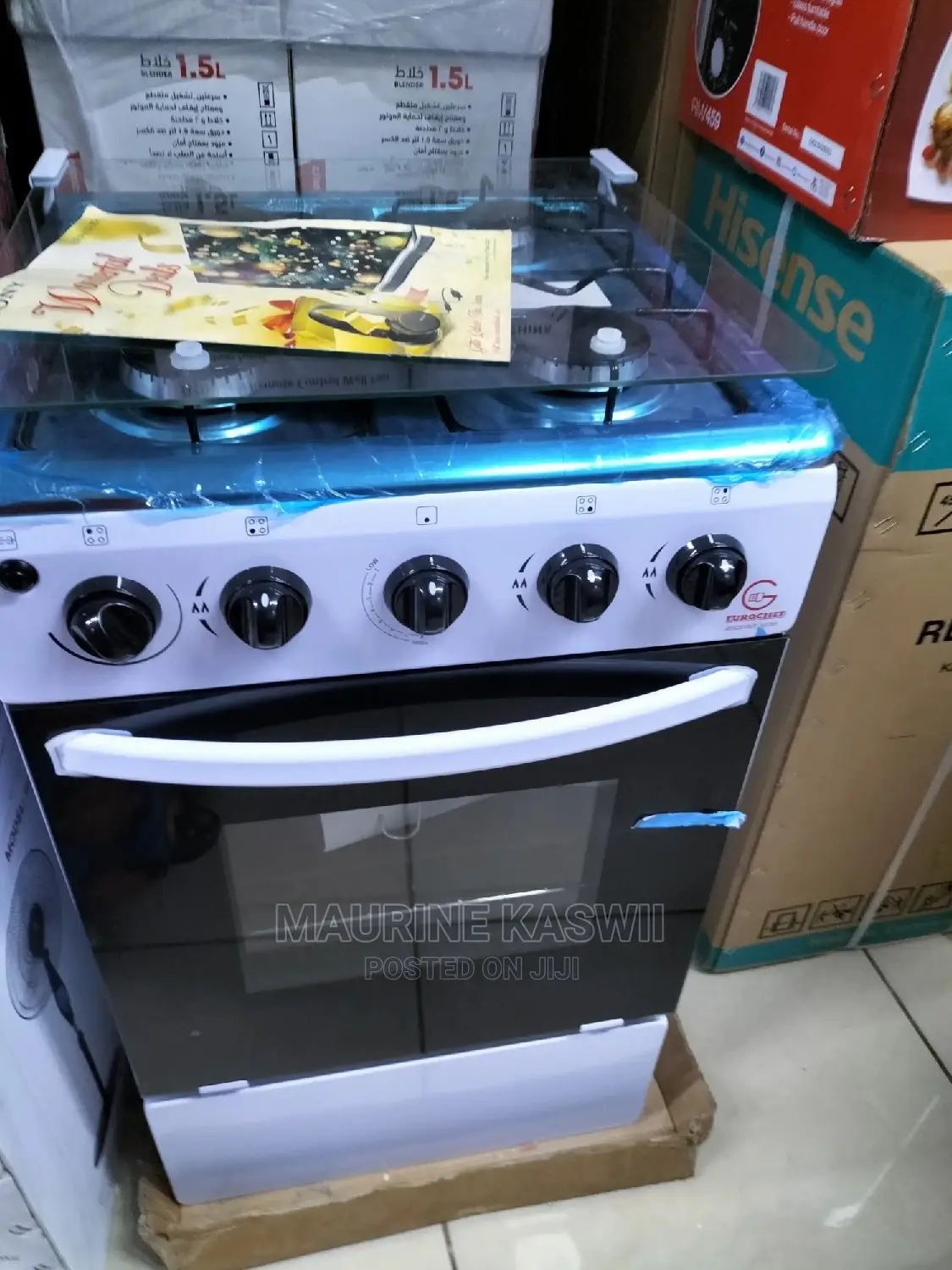 3 Gas +1 Electric Uerochef Cooker
