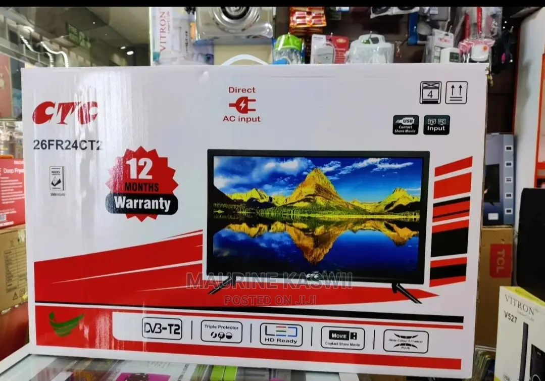 Ctc 24 Inch LED Digital TV -Usb and HDMI + Aerial