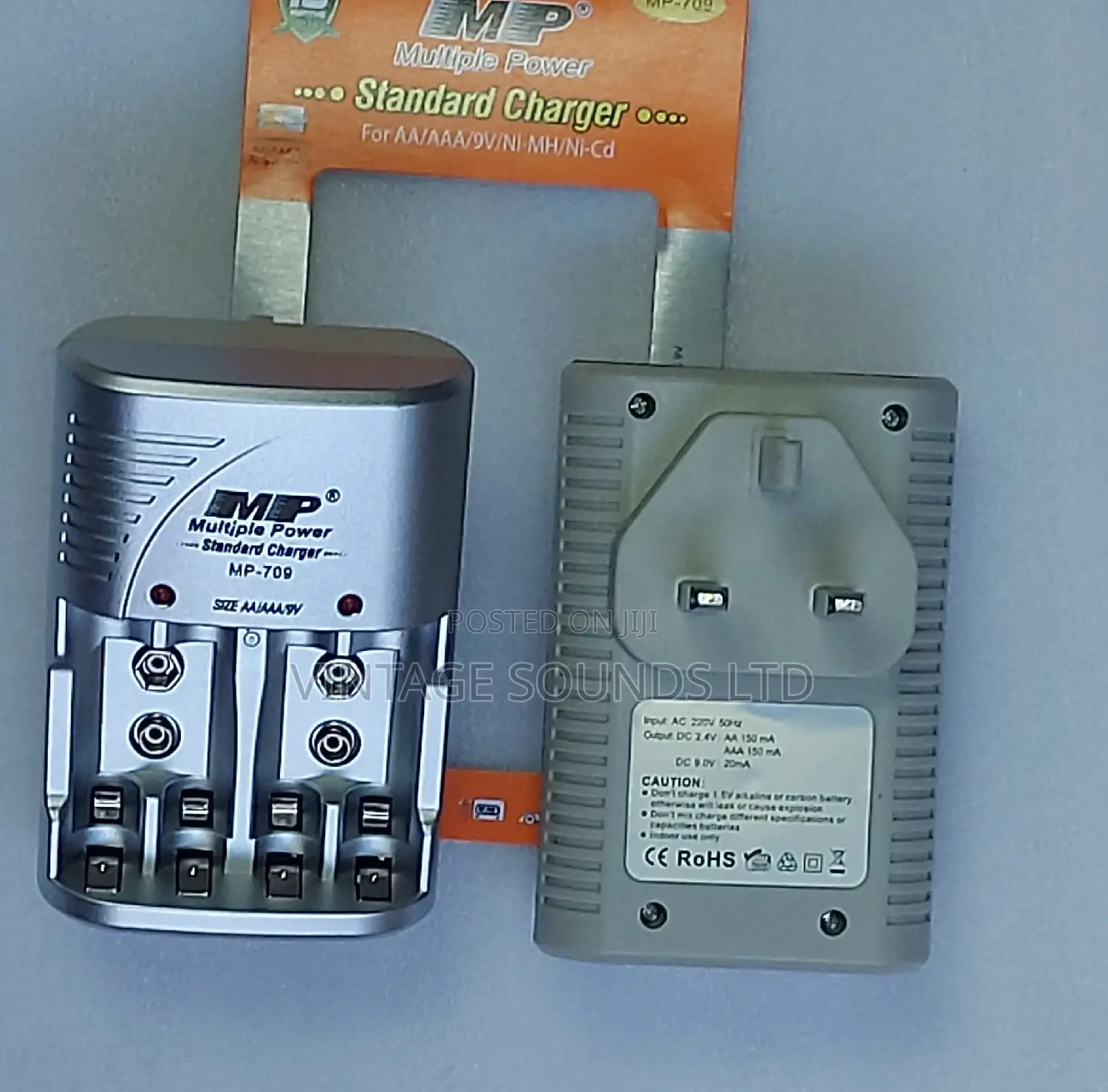Multiple Power MP 709 Standard Charger 4 Slots for AA AAA