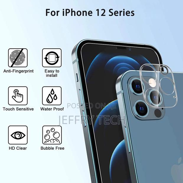 Tempered Glass Screen Protector for iPhone 11 12 13 Pro Max - thumbnail 3