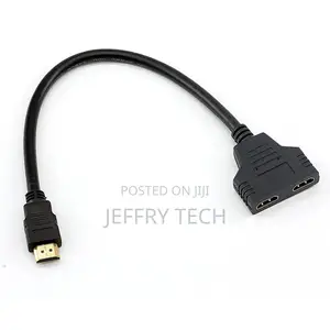 1male to 2 Female Extender Hdmi Y Cable Hdmi 1-2