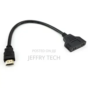 1male to 2 Female Extender Hdmi Y Cable Hdmi 1-2