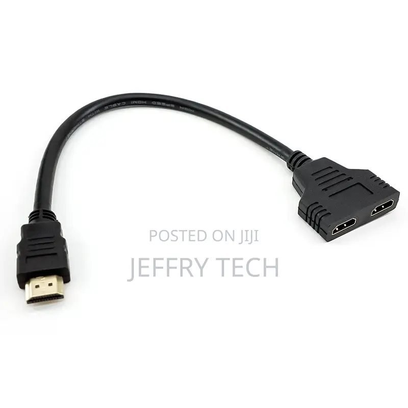 1male to 2 Female Extender Hdmi Y Cable Hdmi 1-2