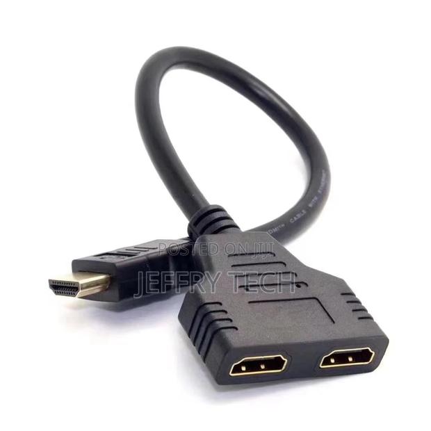 HDMI Splitter Cable HDMI Splitter 1 in 2 Out 1.4V HDMI Y Cab - main view