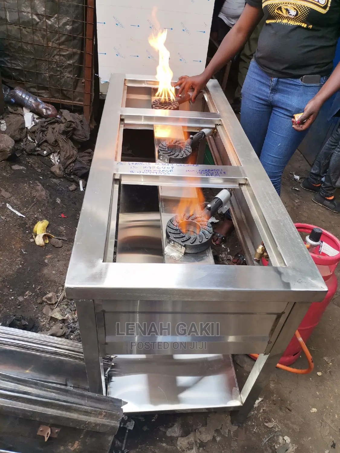 Gas Cooker Three Burners