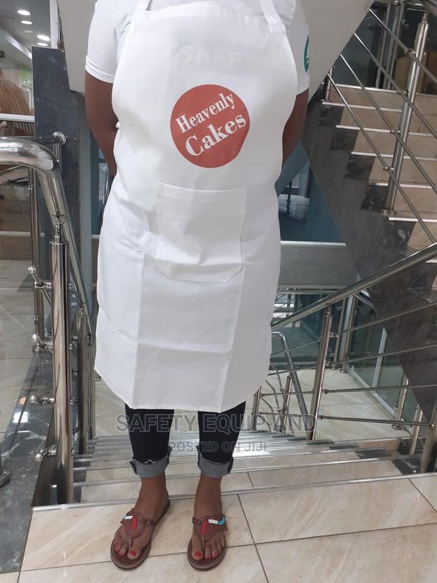 White Chef Aprons Available - main view