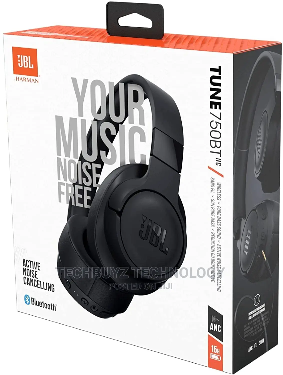 JBL TUNE 750BTNC - Wireless Over-Ear Headphones