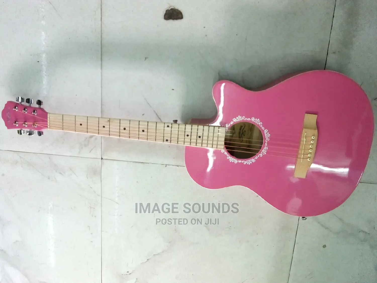 Acoustic Guitar - Pink