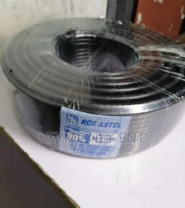 Black Copper RG6 Coaxial Cable - main view
