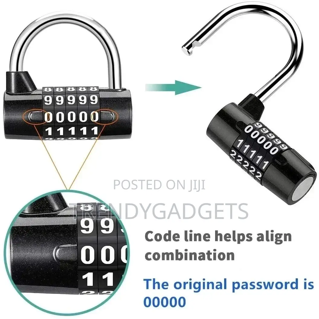 Upgraded Secure 5 Combination Locks