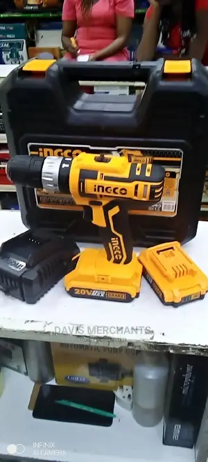 Cordless Drill With a Hammer