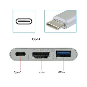 Wholesale Multi-Port Cable 4K 3 in 1 Type C to Hd-Mi+Usb3.0