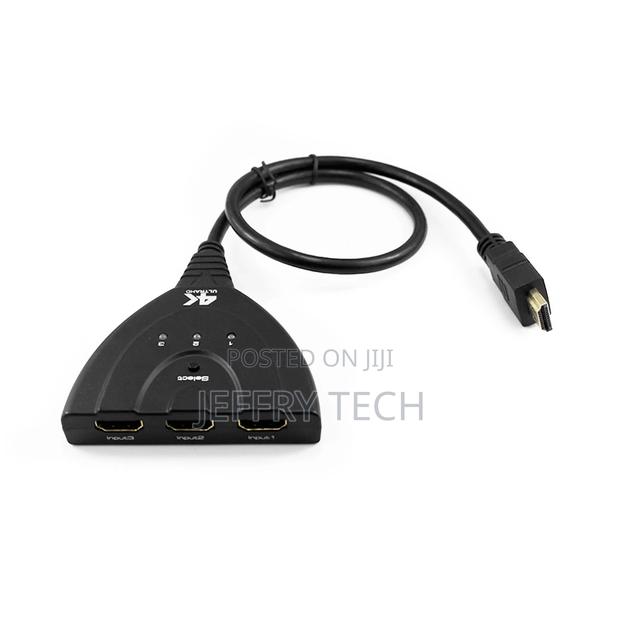 HDMI Cable Switch Support 4k 3 in 1 Out Splitter Adapter 2M