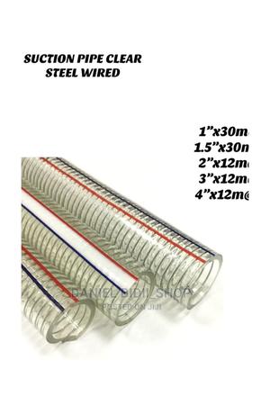 Clear Sunction Hose Pipes 4inch 12mtrs - thumbnail 2