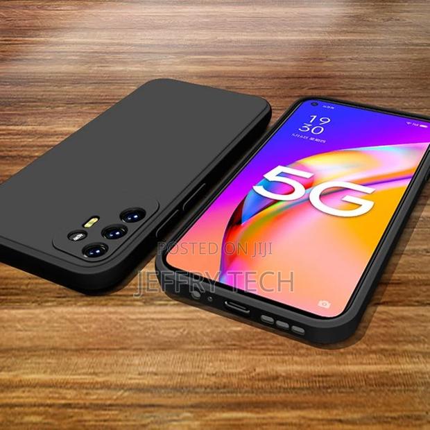 OPPO A95 5G Silicone Case, Slim Silicone Rubber Shockproof C - thumbnail 3