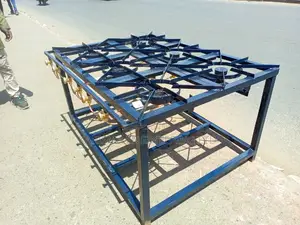 6 Burner Gas Cooker, 3 Low Pressure and 3 High Pressure