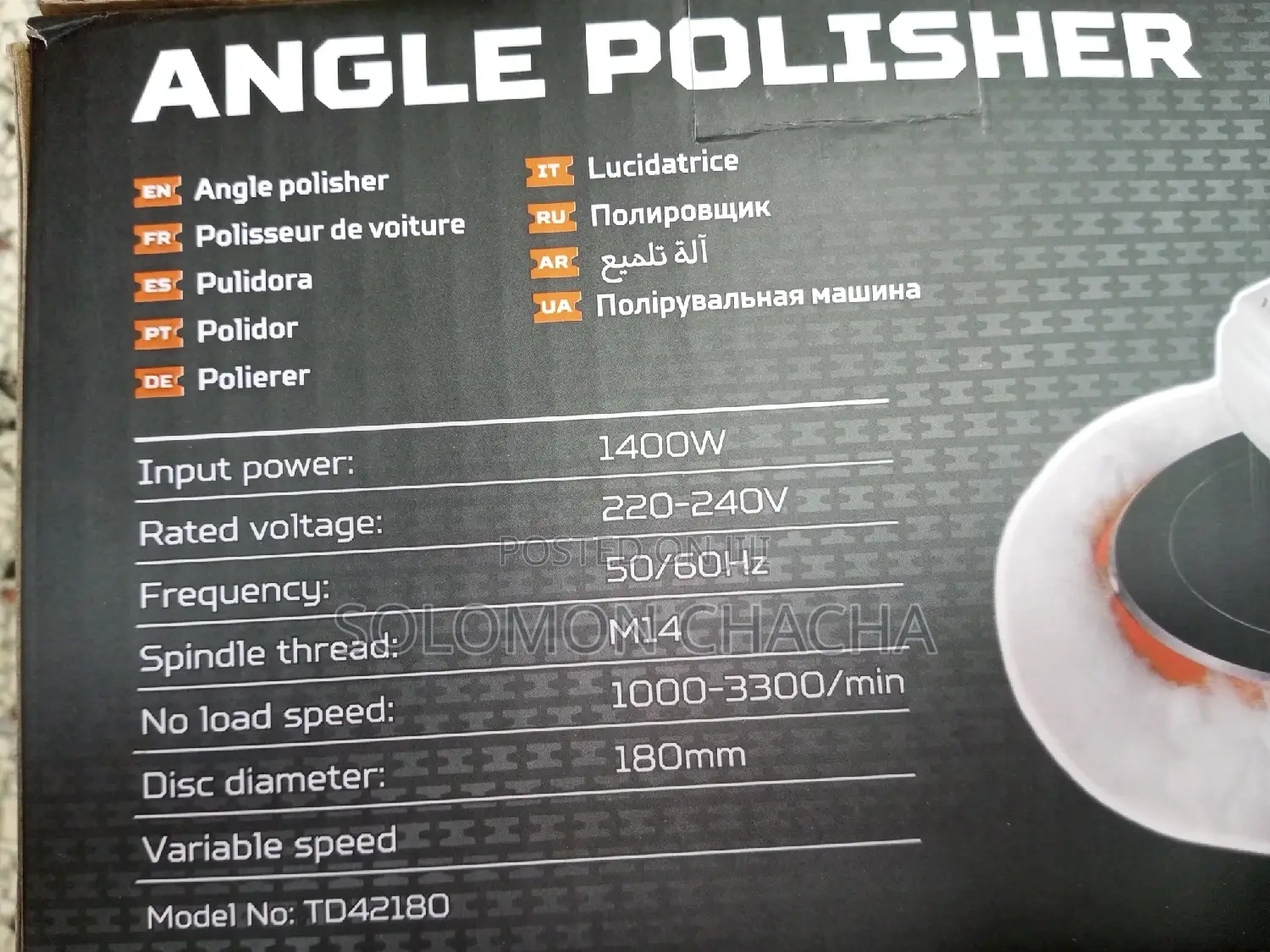 Wokin Angle Polisher 1400w