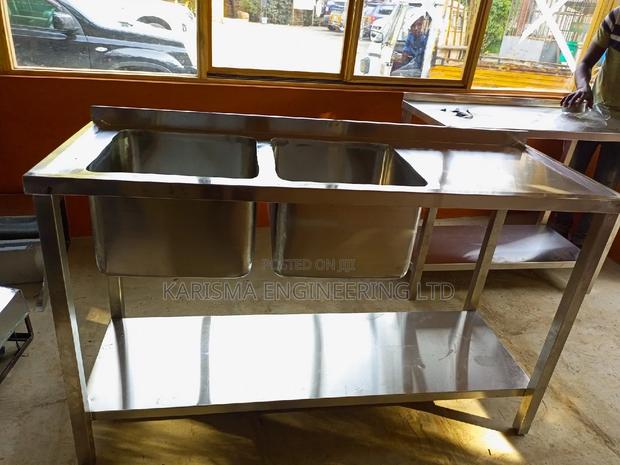 Grade 304 Kitchen Double Sink - main view