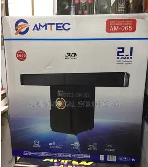 Brand New Amtec Woofer(065) Sound Bar Subwoofer.