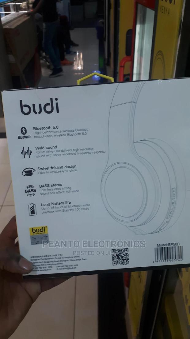 Budi Bluetooth EP50 Headphones - thumbnail 3