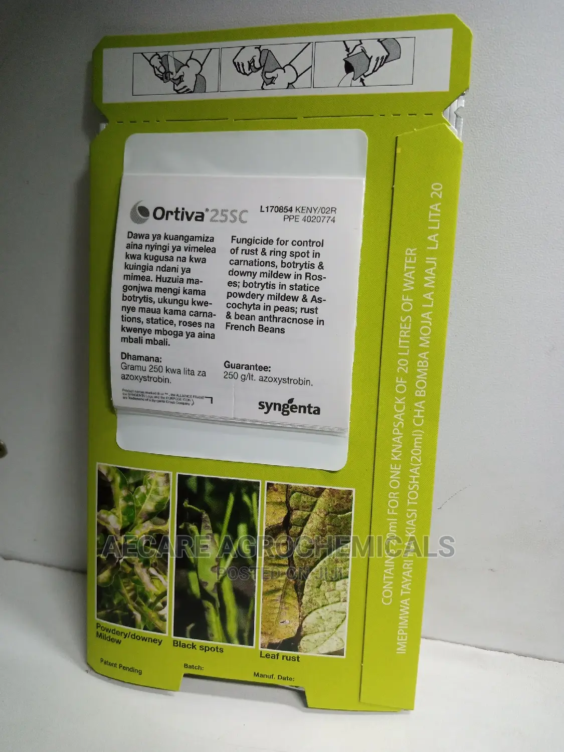Ortiva 250sc Fungicide 20ml