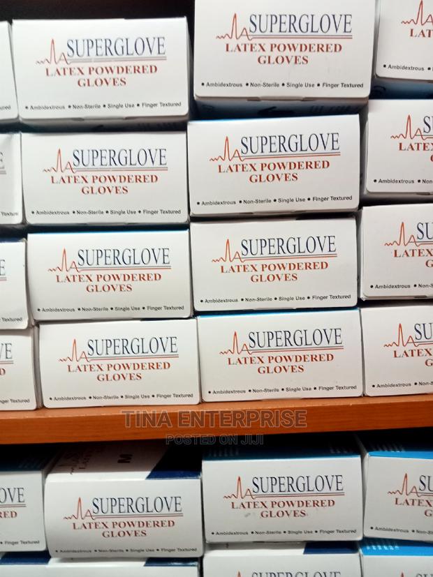 Latex Powered Gloves - main view