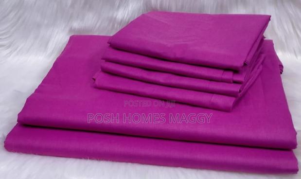 Plain Color Cotton Bed Sheet - main view
