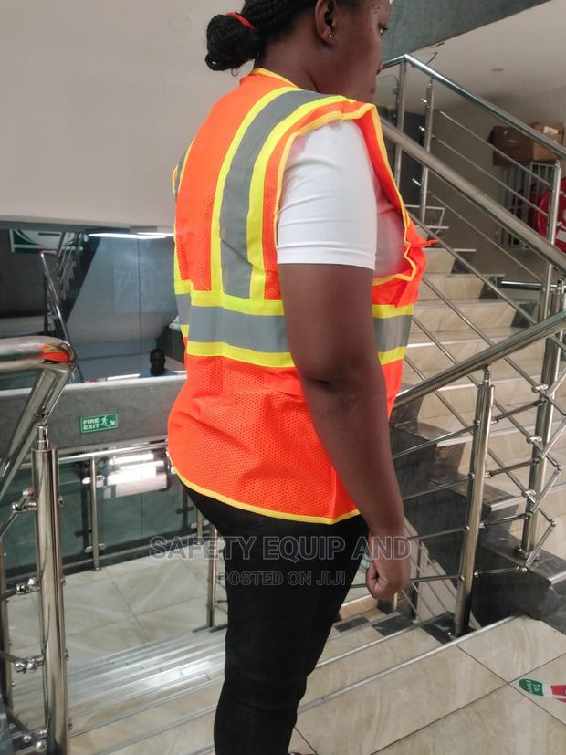 Orange Reflective Vests/With Pockets - thumbnail 2