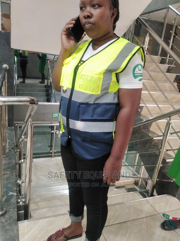 Green and Blue/Two Coloured Reflective Vest - thumbnail 2