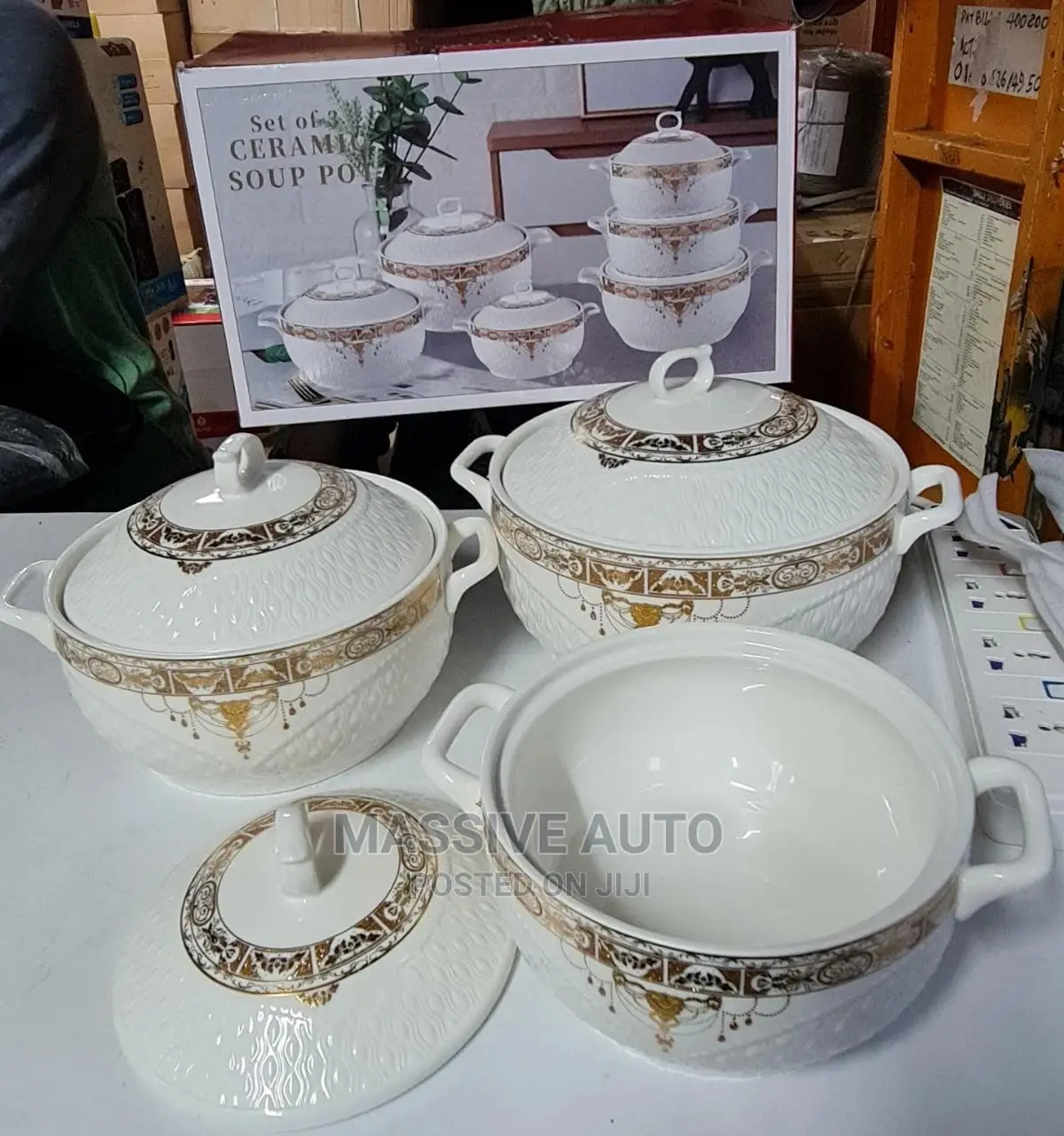 3sets of Ceramic Pots