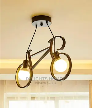 Nordic, Bicycle, Metal Pendant Light Fixture