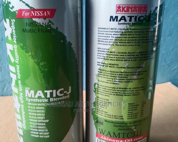 Akinawa 1litre Matic J ATF Made in Japan Fuly Synthetic.