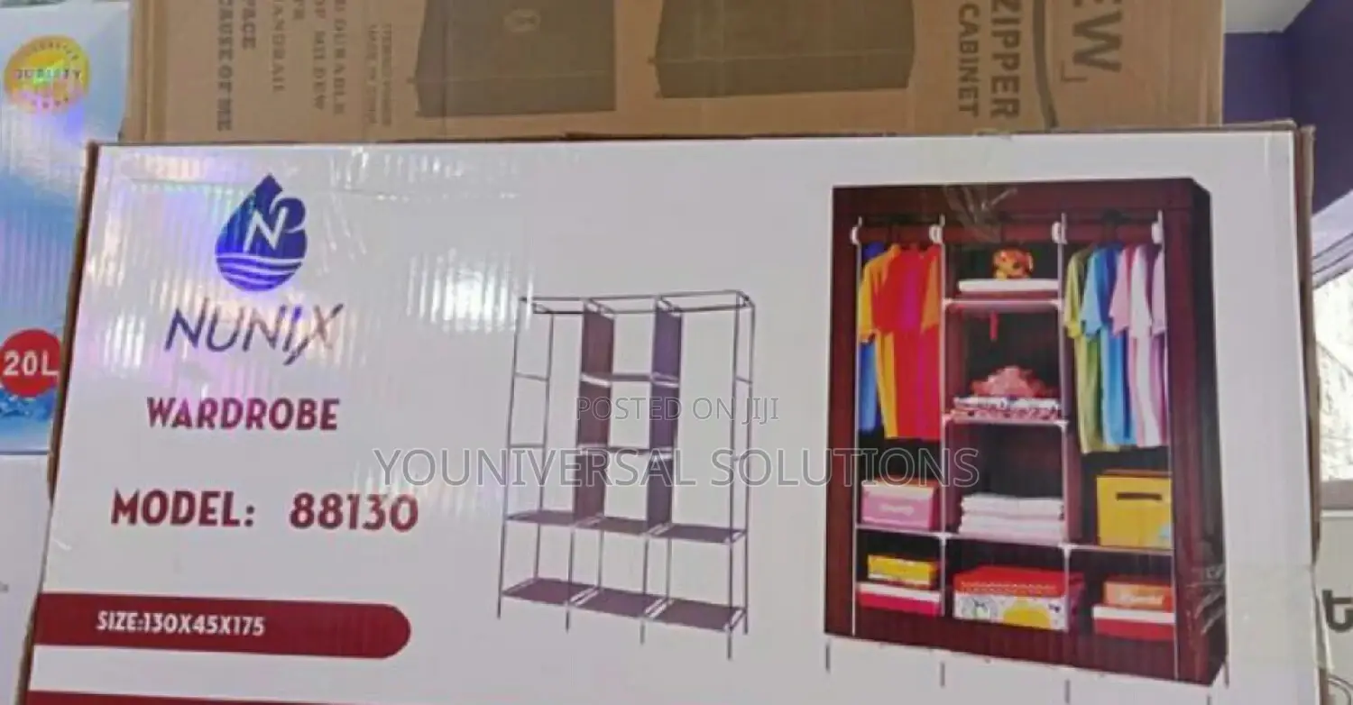 Metallic Storage Wardrobes.