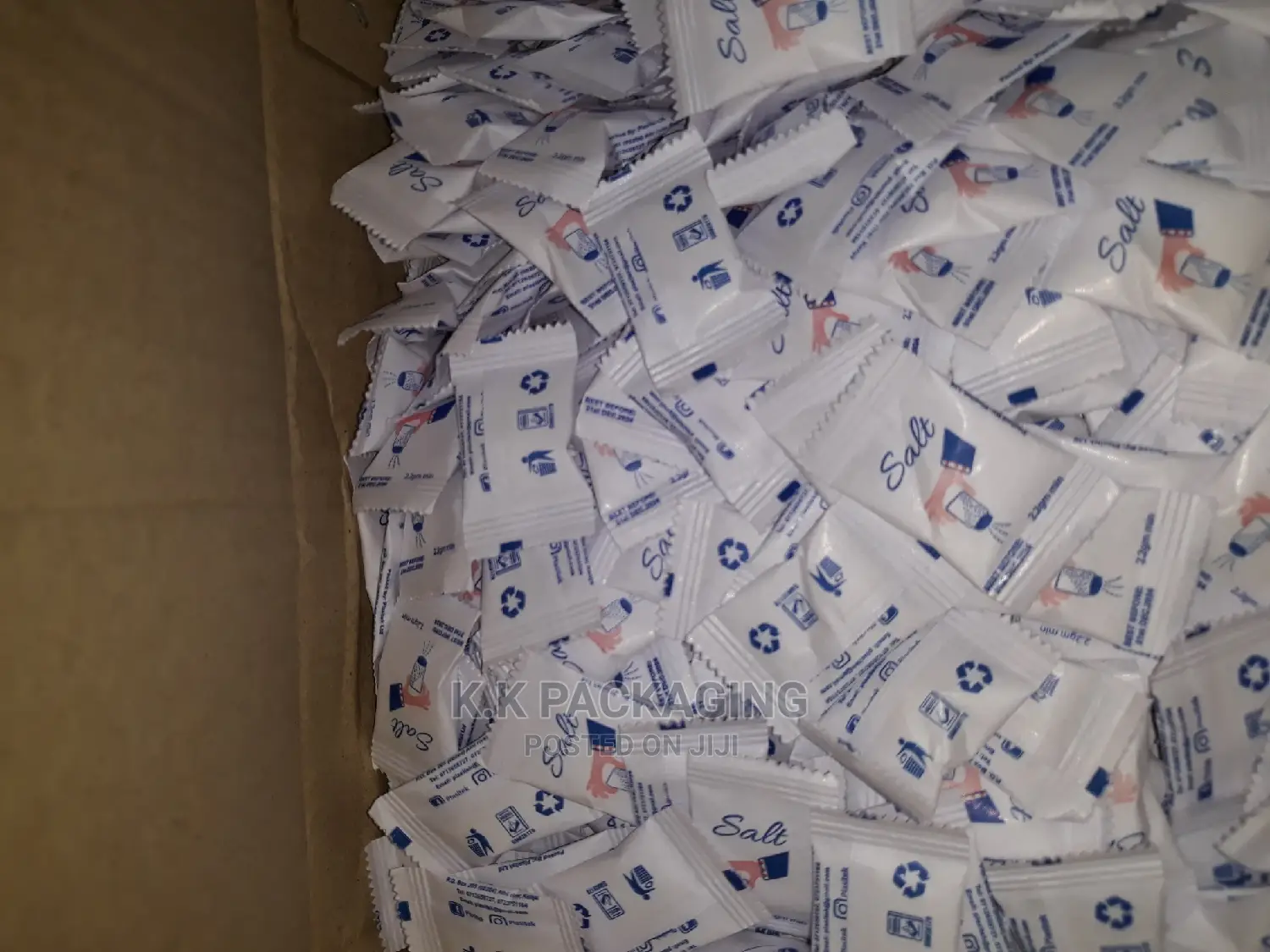Sachets Salt.