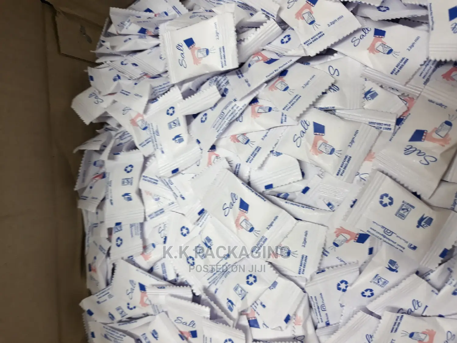 Sachets Salt.
