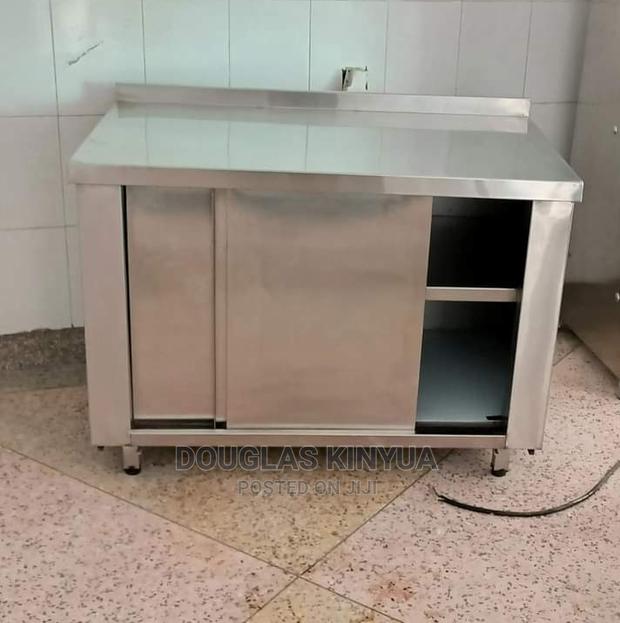 Stainless Steel Working Top/Working Cabinet (Drawer) - main view