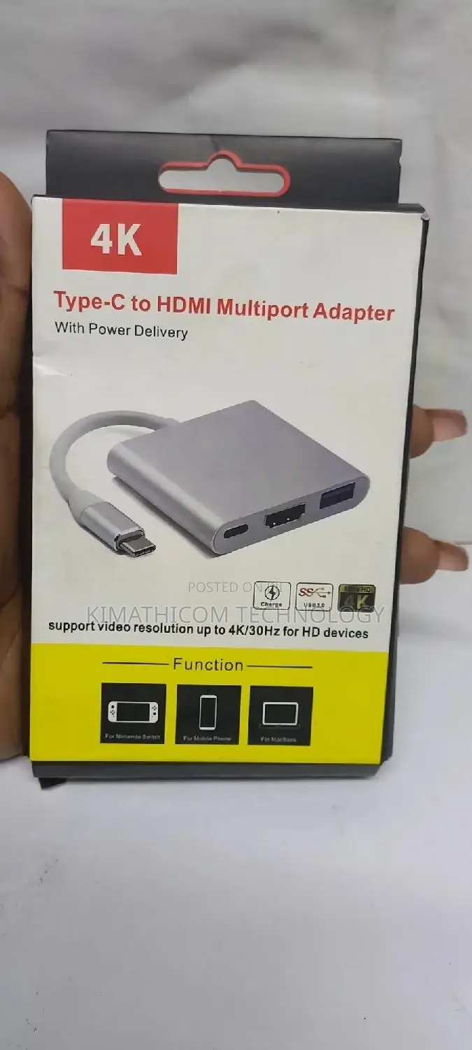 Type C to Hdmi,Usb 3.0 and Type C