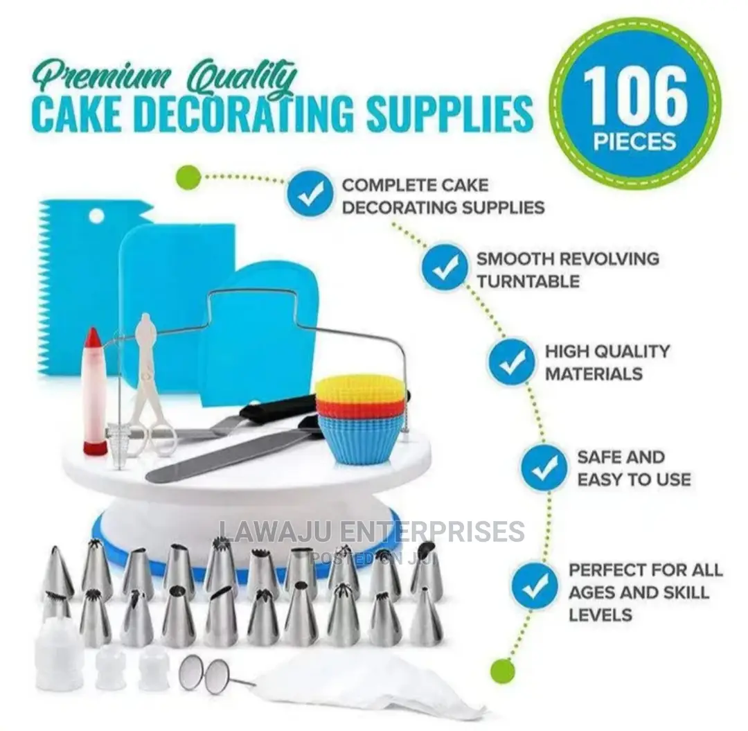 106 Pcs Cake Decorating Set
