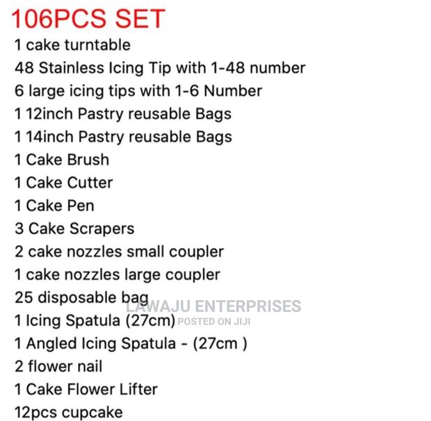 106 Pcs Cake Decorating Set - thumbnail 5