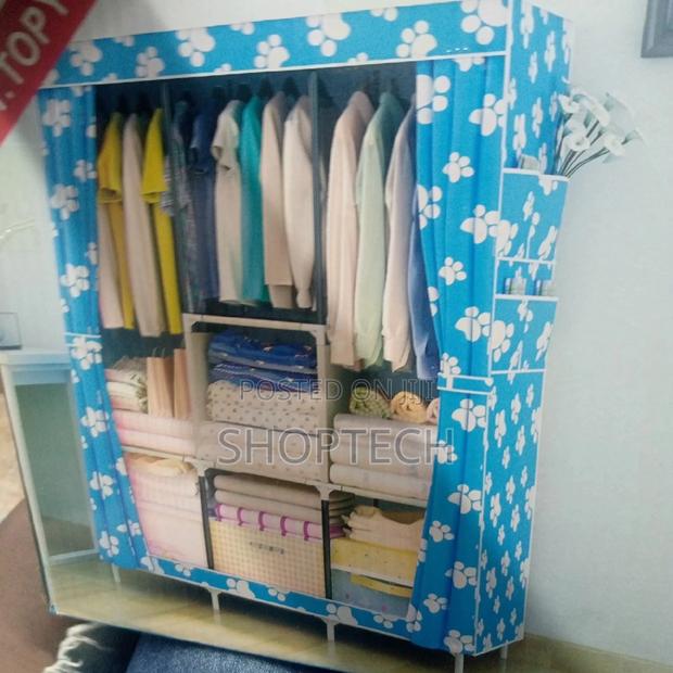 Wooden Portable Wardrobe. - main view