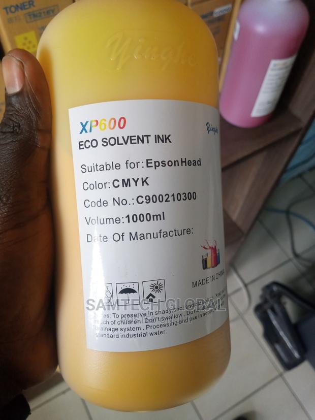 Highly Reliable Xp600 Solvent Ink Yellow