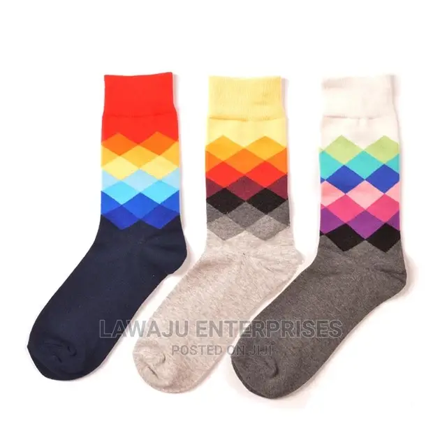 Happy Socks 6pcs - (3 Pairs)