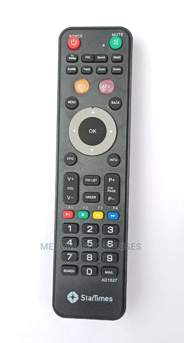 Startimes Remote Control - main view