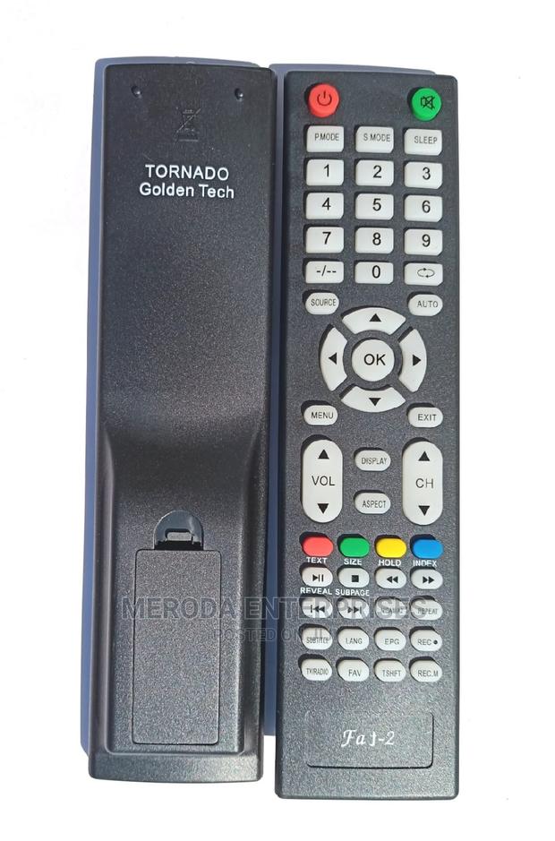Tornado Golden Tech Tv Remote Control - main view