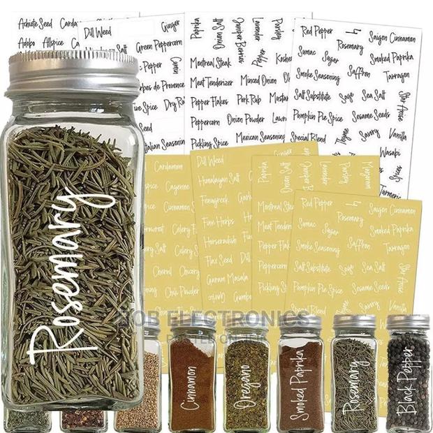 274 Clear Spice Jars Labels - thumbnail 5