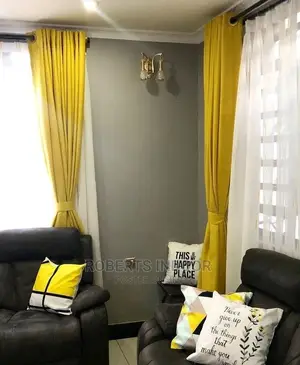 Mustard Yellow Elegant Curtains