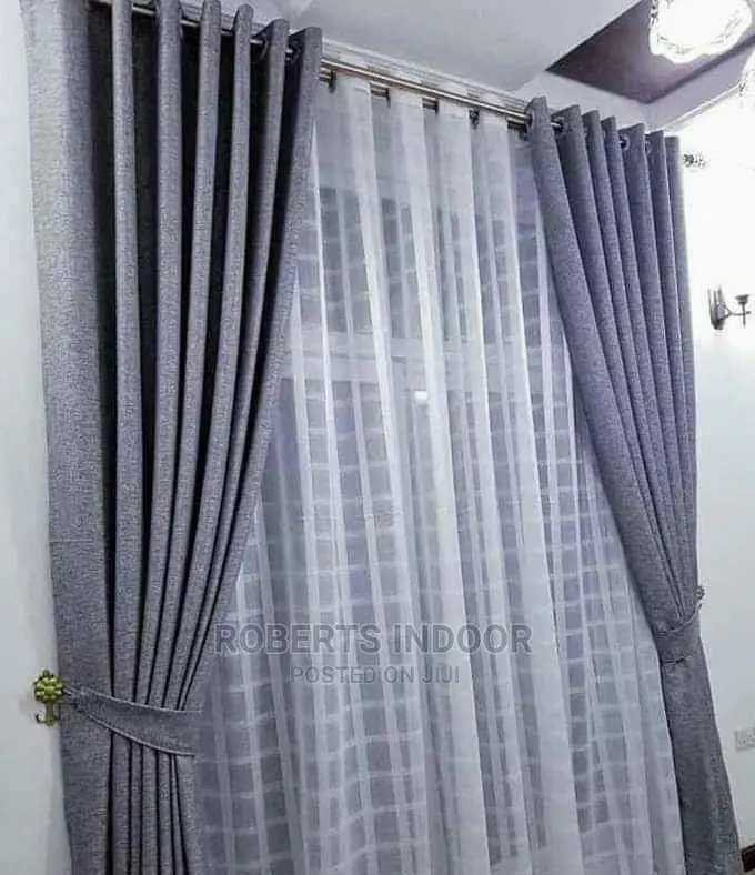 Grey Linen Curtains
